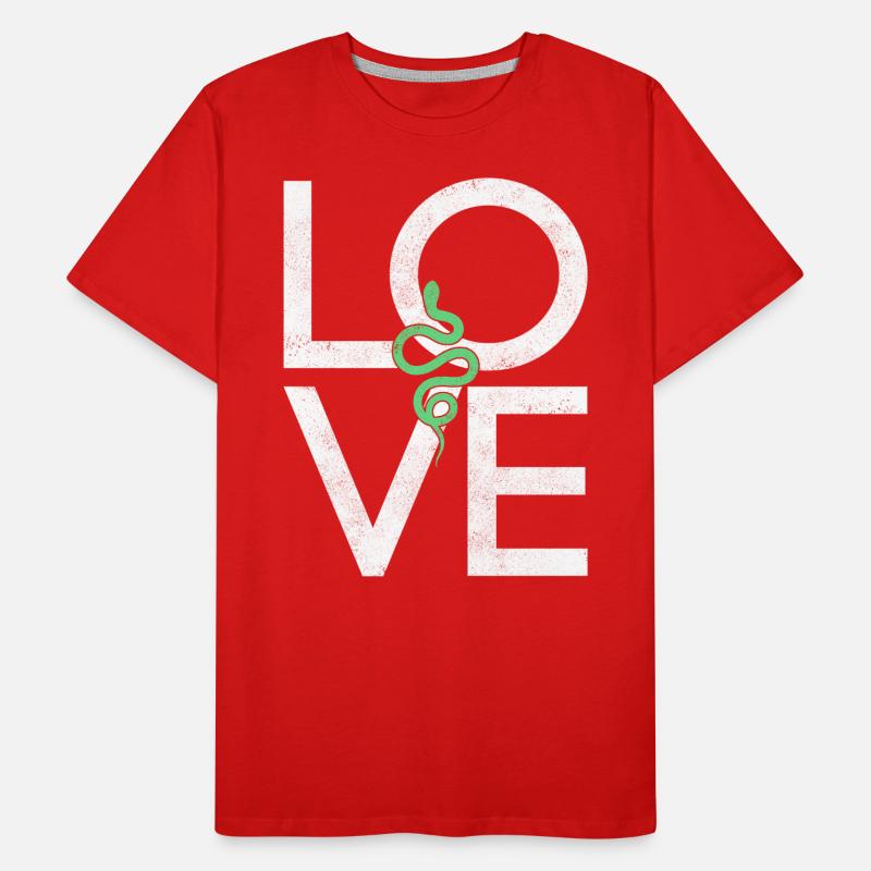 Serpent T-shirt bio Premium Homme