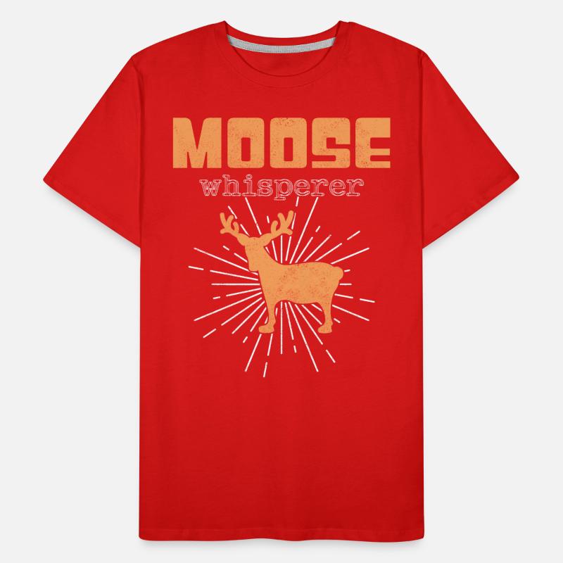 Moose Whisperer Men's Premium Organic T-Shirt