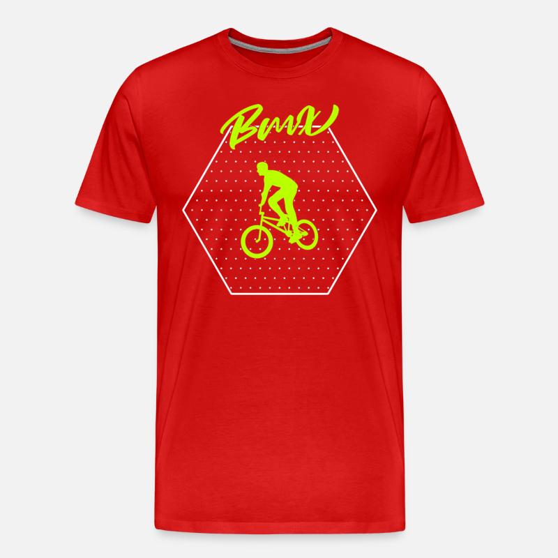 bmx - Männer Premium Bio T-Shirt - Rot