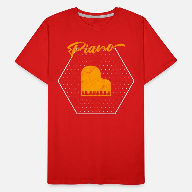 Piano T-shirt bio Premium Homme