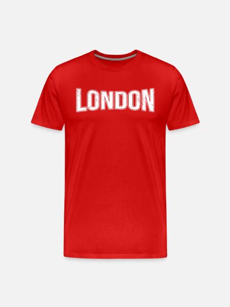 Londres - T-shirt bio Premium Homme - rouge