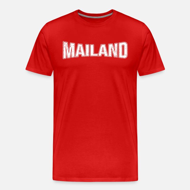 Mailand - Männer Premium Bio T-Shirt - Rot