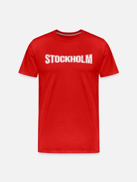 Stockholm - Men's Premium Organic T-Shirt - red