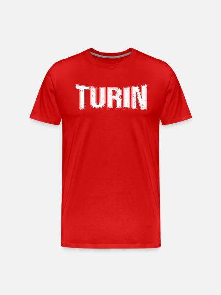 Turin - Men's Premium Organic T-Shirt - red