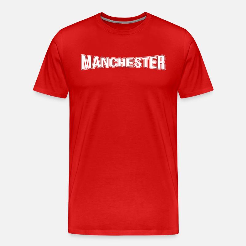 Manchester - Männer Premium Bio T-Shirt - Rot