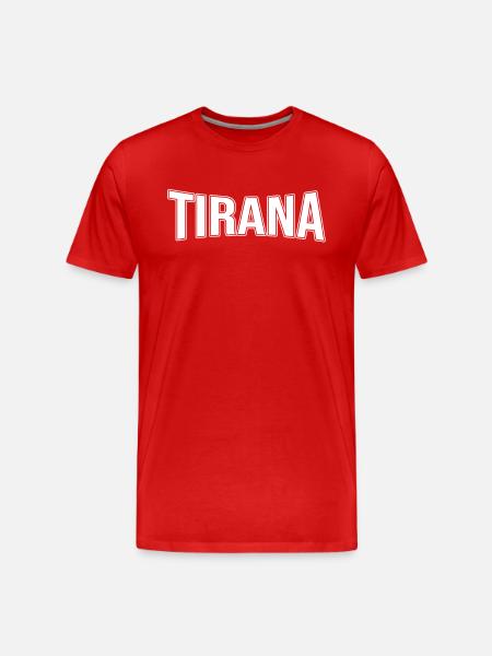 Tirana - Men's Premium Organic T-Shirt - red