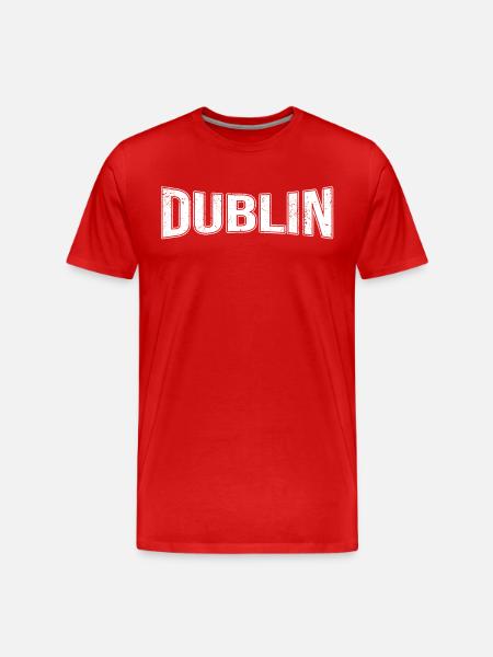 Dublin - Men's Premium Organic T-Shirt - red