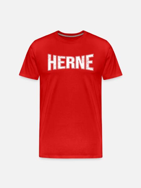 Herne - Men's Premium Organic T-Shirt - red