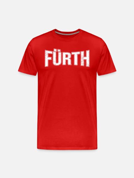Fürth - Männer Premium Bio T-Shirt - Rot