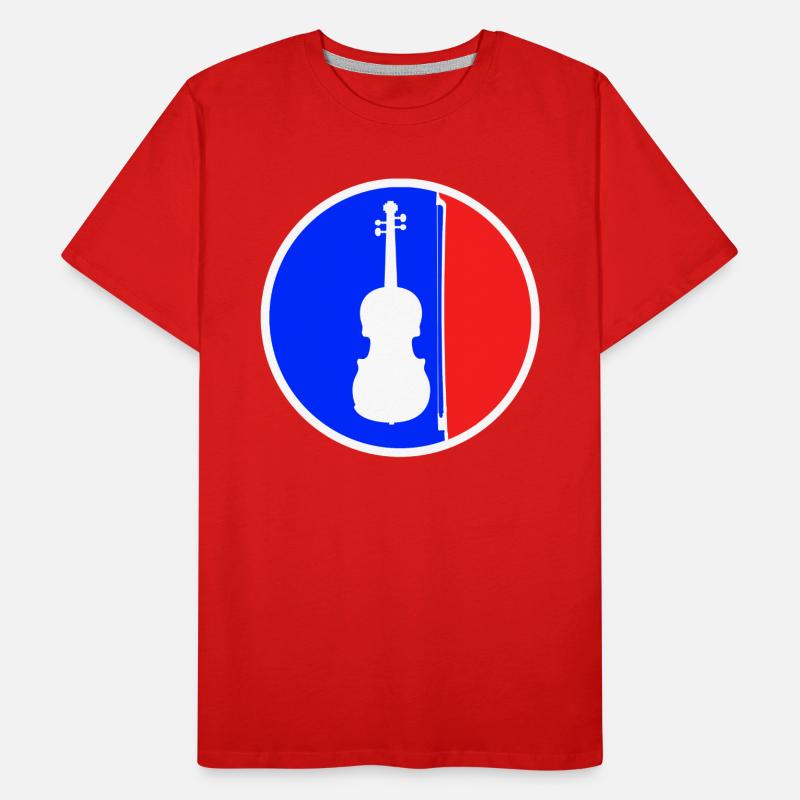 Logo du violon T-shirt bio Premium Homme
