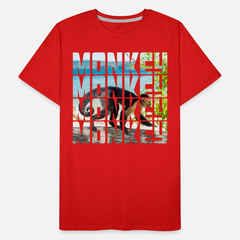 Singe T-shirt bio Premium Homme