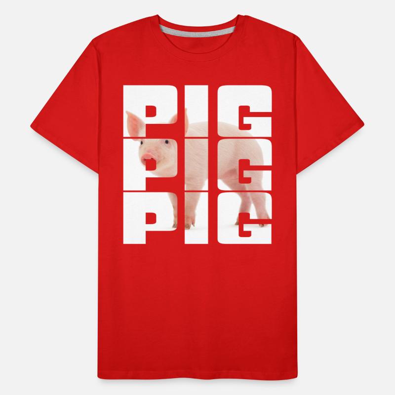 Cochon T-shirt bio Premium Homme