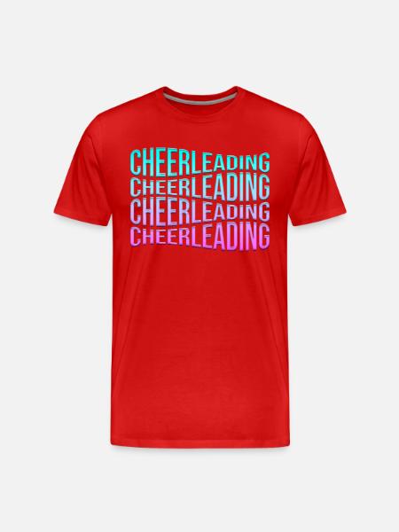 cheerleading - T-shirt bio Premium Homme - rouge