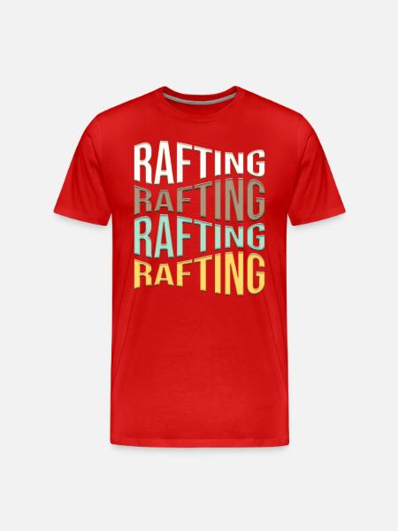 rafting - T-shirt bio Premium Homme - rouge