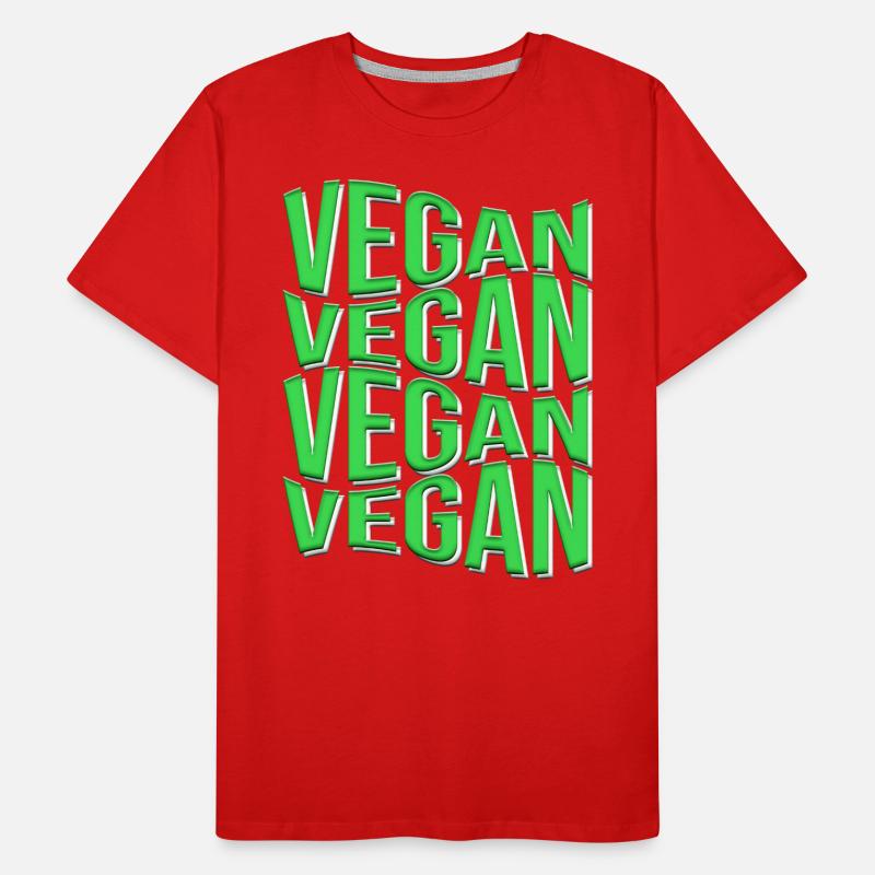 végétalien T-shirt bio Premium Homme