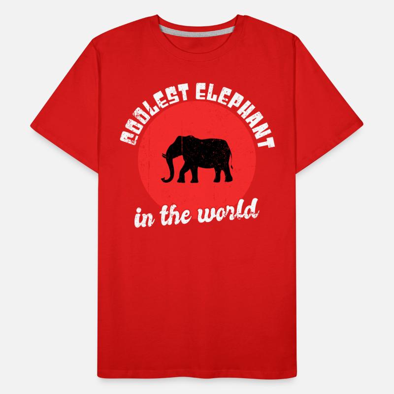 Cool elephant saying Men's Premium Organic T-Shirt