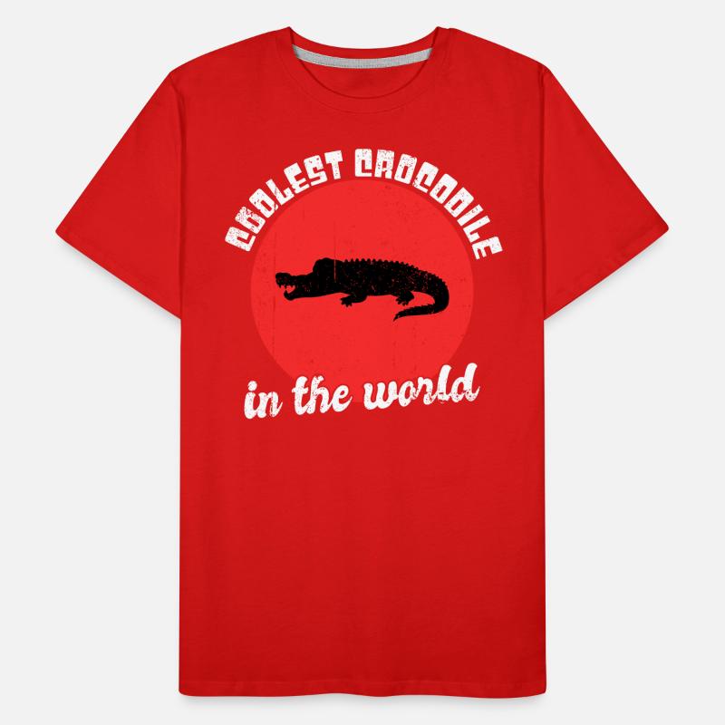 Dicton de crocodile cool T-shirt bio Premium Homme