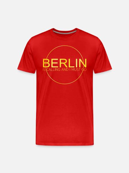 Citation Berlin - T-shirt bio Premium Homme - rouge