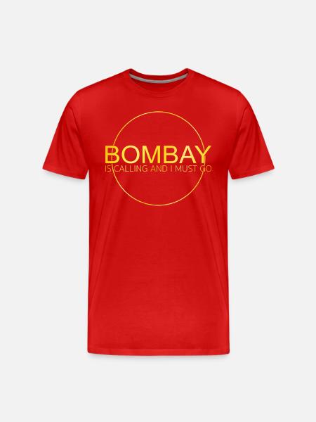 Bombay Saying - Men's Premium Organic T-Shirt - red