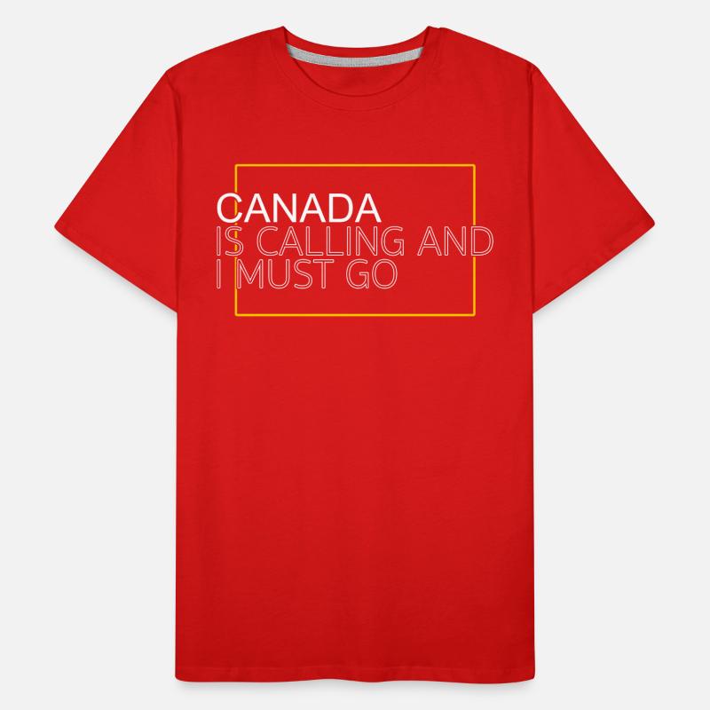 Kanada Spruch Männer Premium Bio T-Shirt