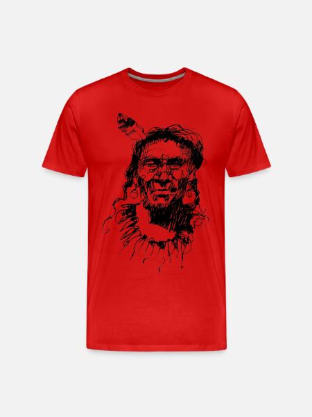 L'Indien - T-shirt bio Premium Homme - rouge