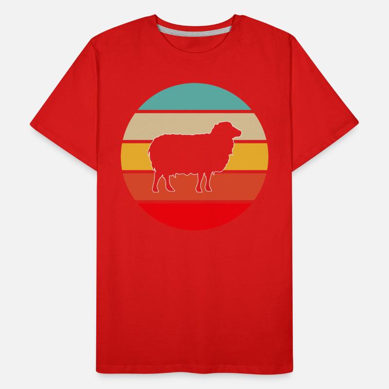 Mouton Rétro T-shirt bio Premium Homme
