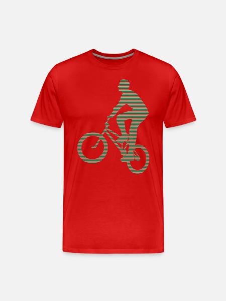 Le BMX - T-shirt bio Premium Homme - rouge