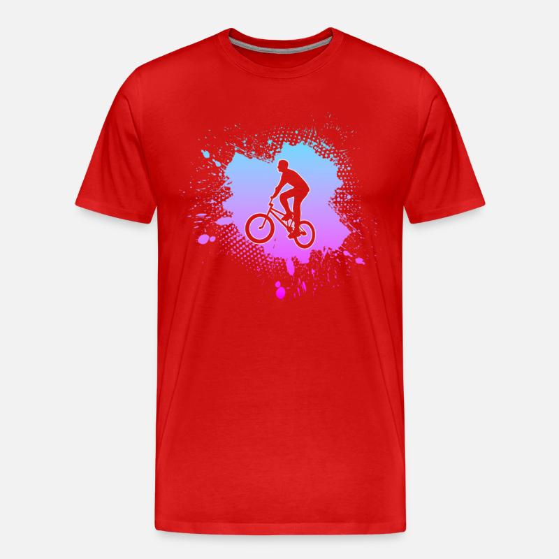 bmx - Männer Premium Bio T-Shirt - Rot