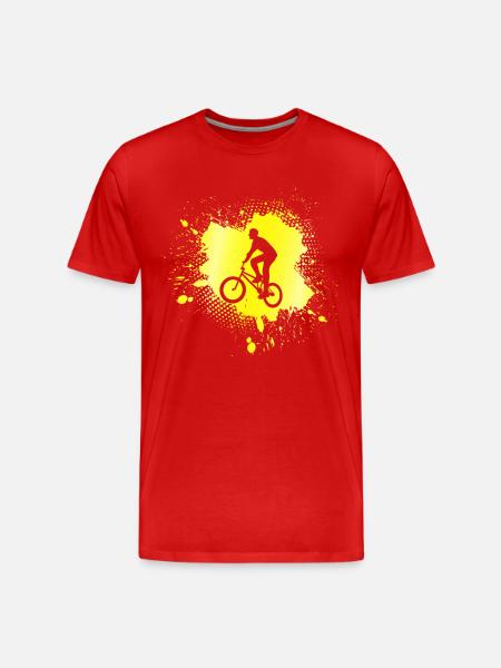 bmx - Männer Premium Bio T-Shirt - Rot