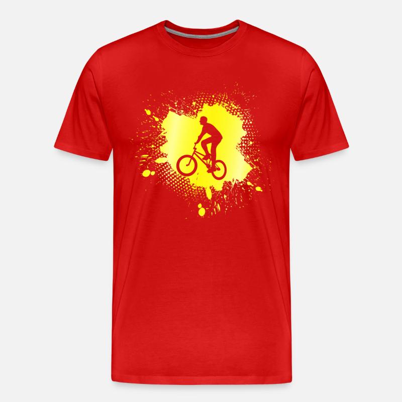 bmx - Männer Premium Bio T-Shirt - Rot