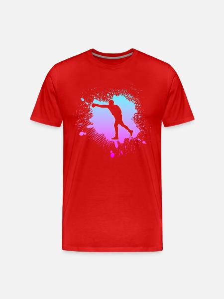 Boxing - Men's Premium Organic T-Shirt - red