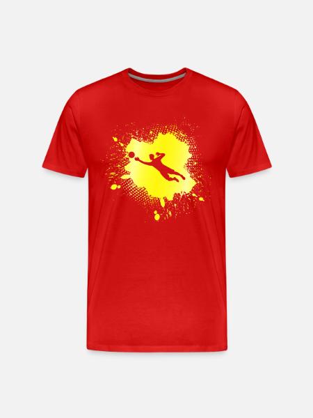Goalkeeper - Men's Premium Organic T-Shirt - red