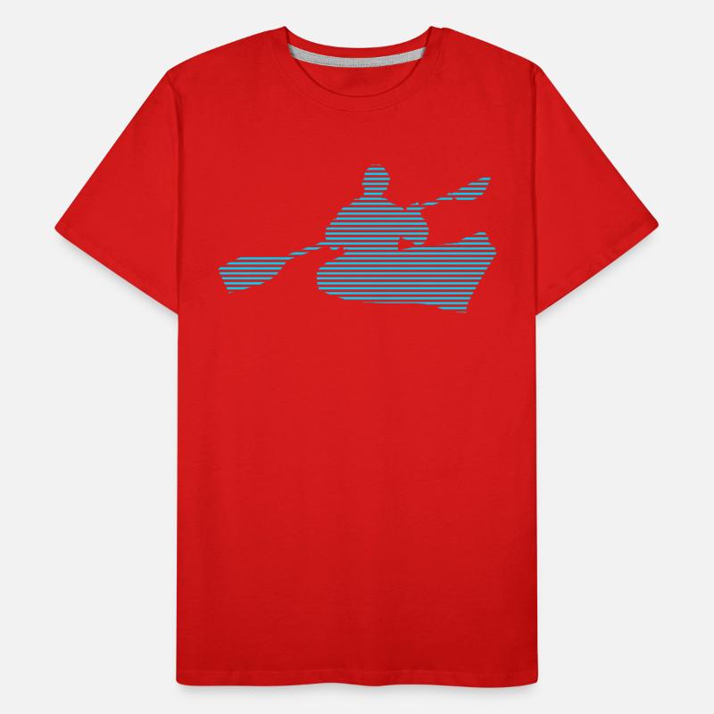 Canoeing Men's Premium Organic T-Shirt