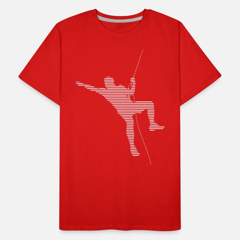Klettern Männer Premium Bio T-Shirt