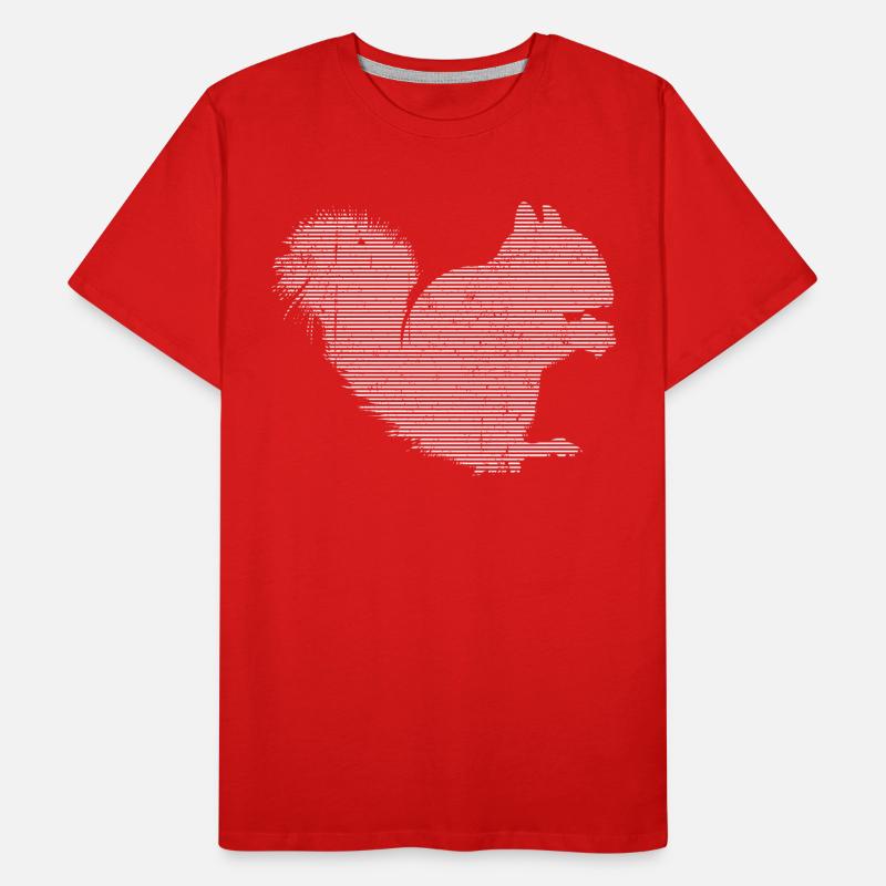 Eichhörnchen Männer Premium Bio T-Shirt