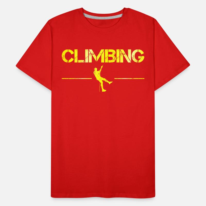 Climb Men's Premium Organic T-Shirt