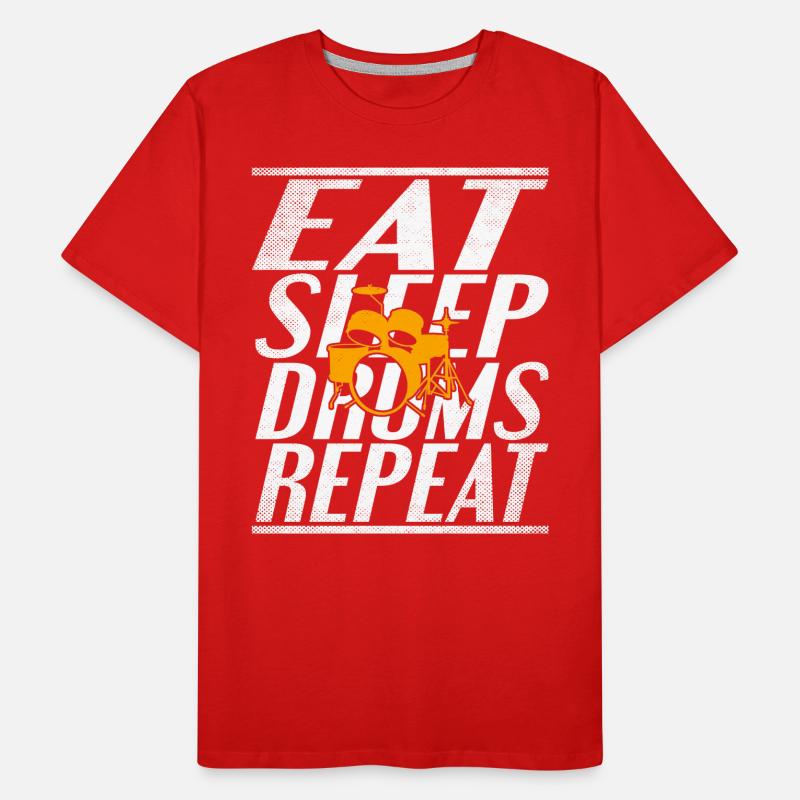 Nourriture Sleeping Drums T-shirt bio Premium Homme