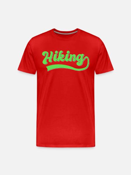 Wander - Men's Premium Organic T-Shirt - red