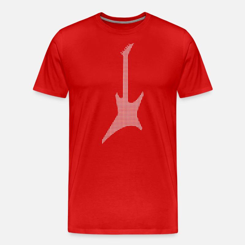 Rock - Männer Premium Bio T-Shirt - Rot