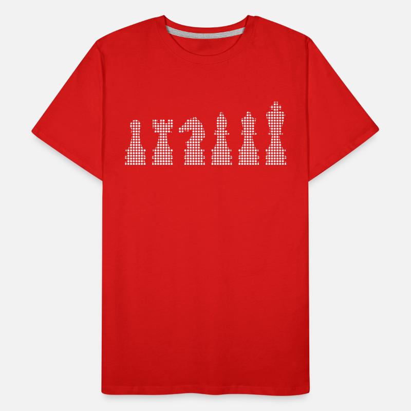 Schach Männer Premium Bio T-Shirt