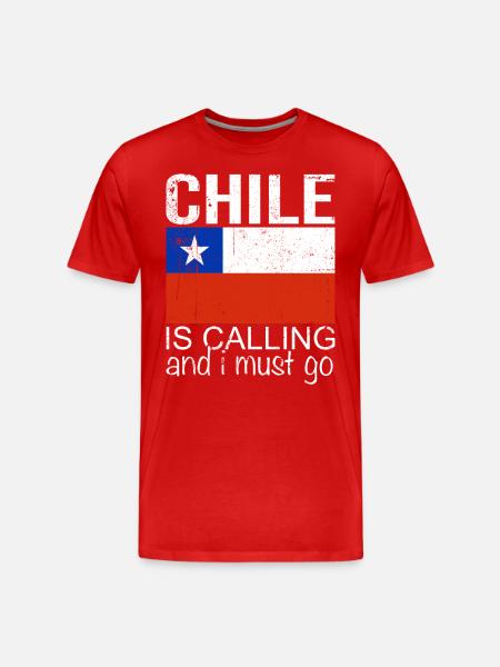 Chile Spruch - Männer Premium Bio T-Shirt - Rot