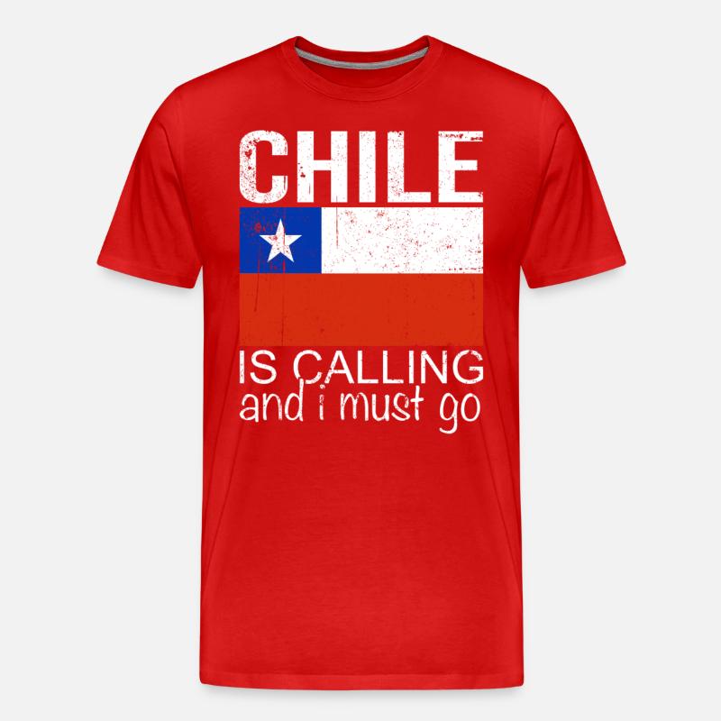 Chile Spruch - Männer Premium Bio T-Shirt - Rot