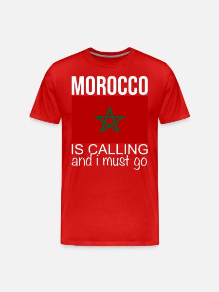 Citation Maroc - T-shirt bio Premium Homme - rouge