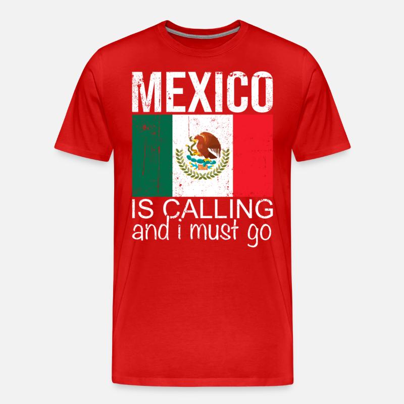 Mexiko Spruch - Männer Premium Bio T-Shirt - Rot