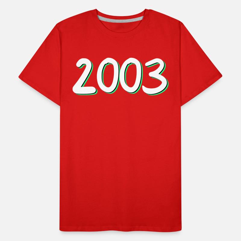 2003 Geburtstag Männer Premium Bio T-Shirt