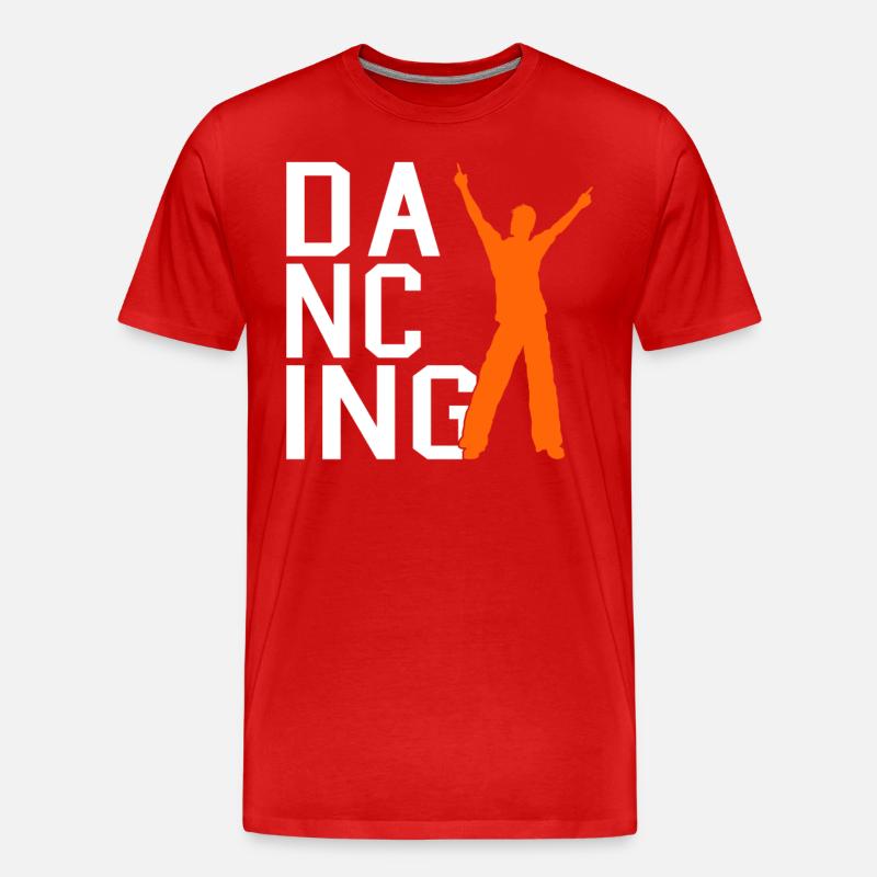 Dance - Men's Premium Organic T-Shirt - red