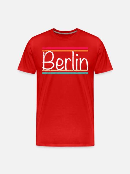Berlin - T-shirt bio Premium Homme - rouge