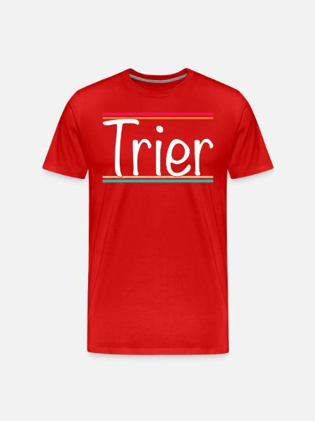 Trier - Men's Premium Organic T-Shirt - red