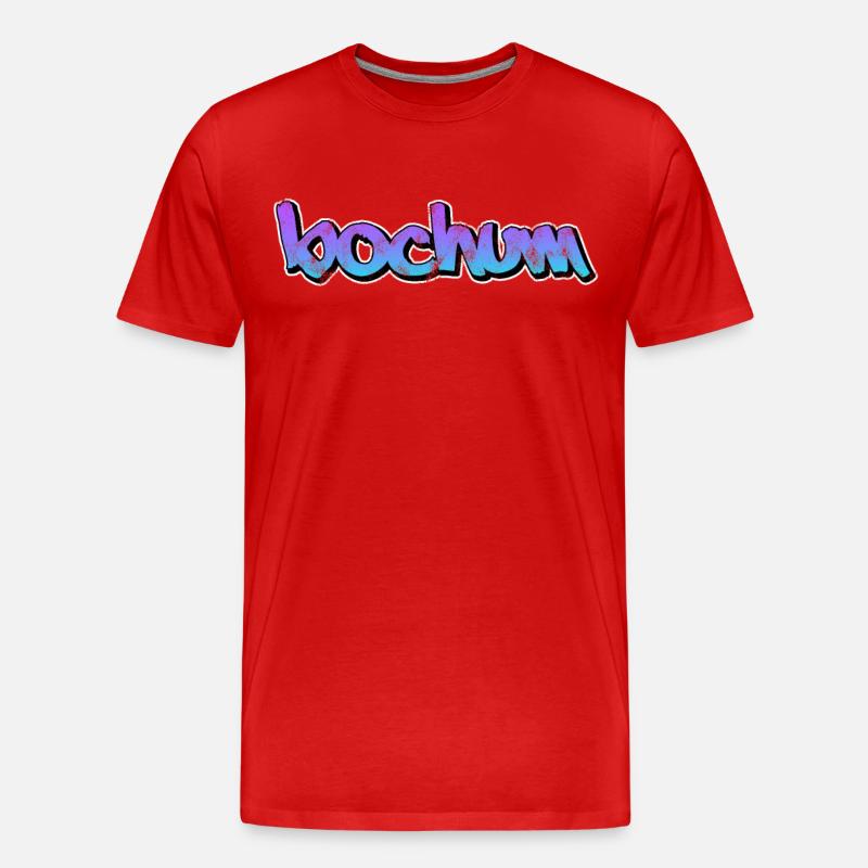 Bochum - Männer Premium Bio T-Shirt - Rot