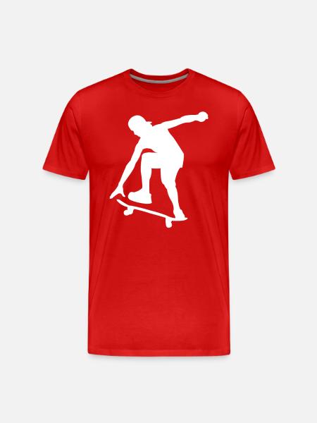 Skater - Men's Premium Organic T-Shirt - red